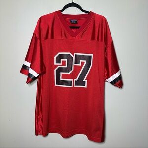 Wisconsin Badgers Red Football Jersey #27 NCAA